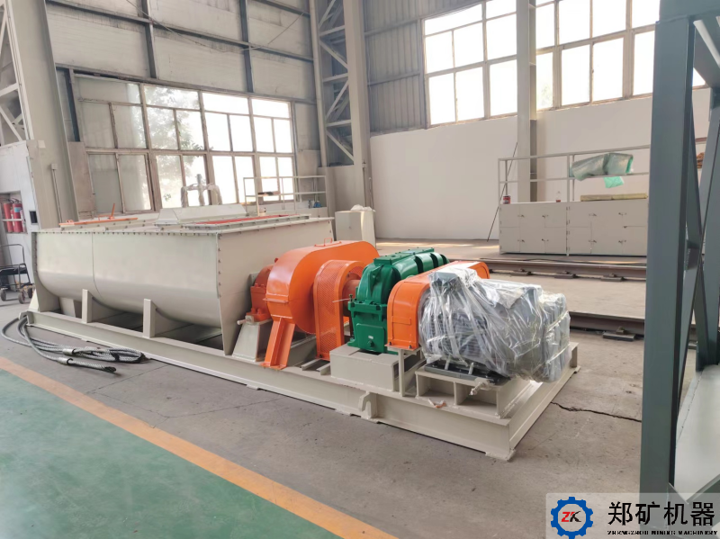 太原污泥制有機肥項目雙軸攪拌機單機設(shè)備